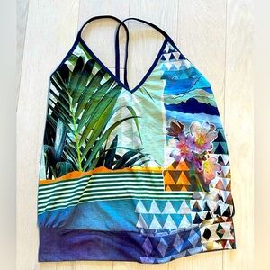 Beautiful summery Prana Tank Top w/ open back Size S